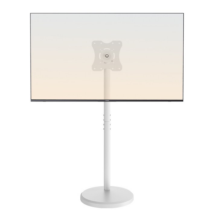 LA DERIVE TV 거치대 높이 조절 가능 이동식 TV 거치대 화면 360도 회전 가능 1442인치 대형 스탠드형 TV 거치대