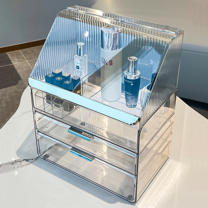 쿠팡품절대란 루시아이 미드센추리 모던 대용량 화장품 정리함