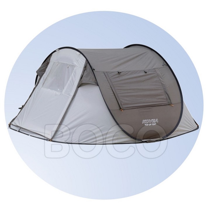 코베아 캠핑용 팝업텐트 베이지  캠핑 차박 원터치 그늘막 텐트