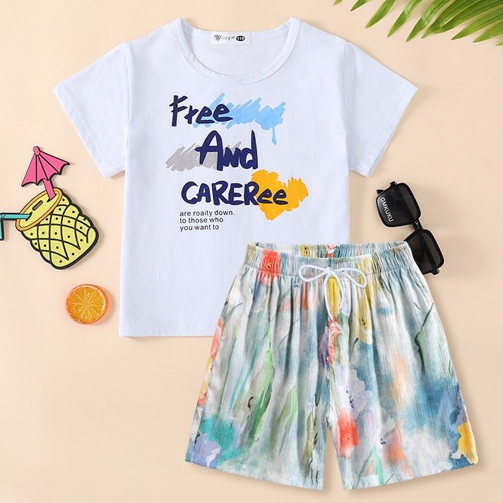 휴먼러브 2025 여름 온가족 패밀리룩 바캉스 커플 시밀러룩 플라워 원피스 티셔츠 비치 웨어 엄마 아빠 아들 딸 3인 4인 단체티 가족세트