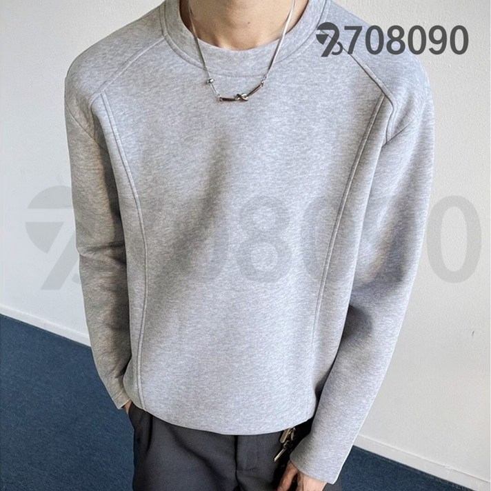 708090 봄 가을 루즈핏 라운드넥 아메리칸 맨투맨