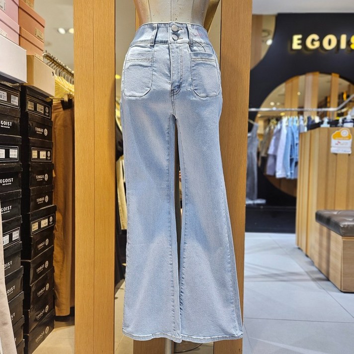 에고이스트 앞포켓포인트부츠컷데님팬츠EQ2JP409