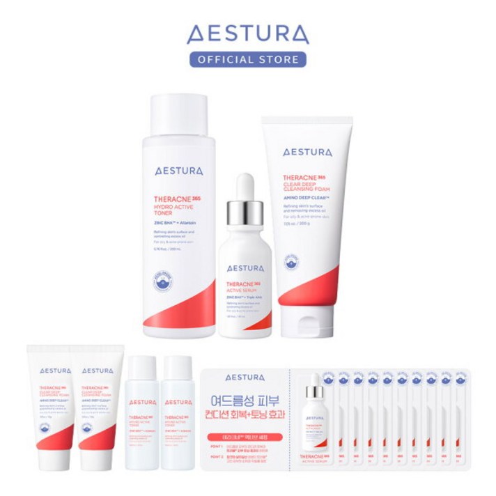 에스트라 테라크네 365 액티브 세럼 30ml 토너 200ml 클렌징 폼 200g