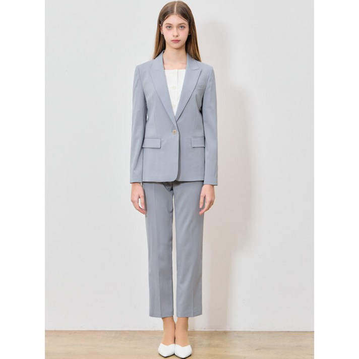 쉬즈미스 2SET 쉬즈미스SHESMISS  고품격 원버튼 싱글 재킷슬림 슬랙스 2종세트 택가격416000원