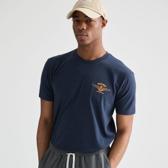 펜타온 페이스 오버 피어 아미핏 라운드 티셔츠