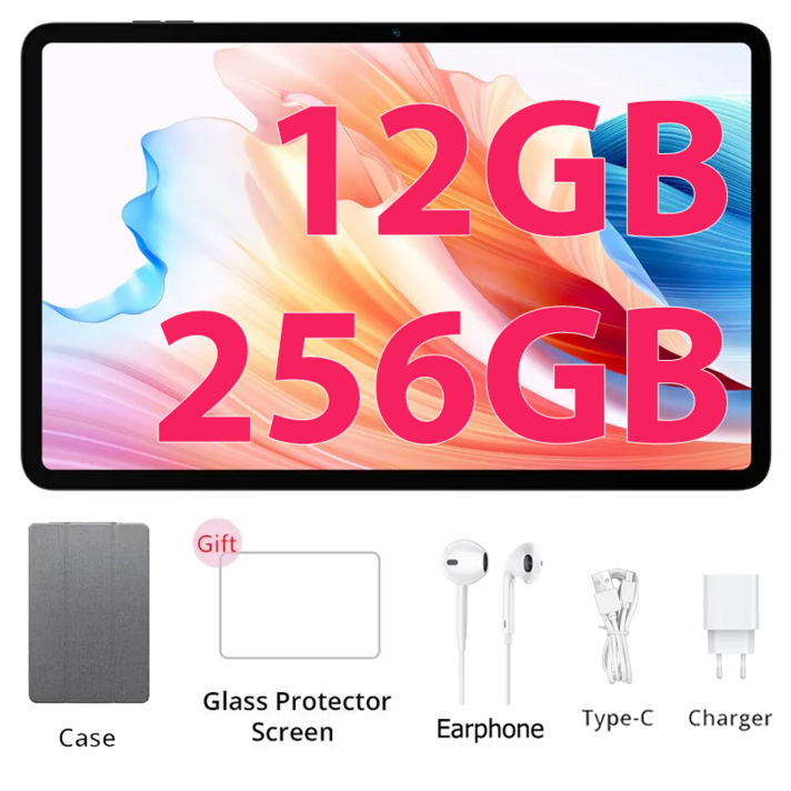 【신제품】Blackview Tab 18 12인치 2.4K 디스플레이 MediaTek Helio G99 812GB256GB 8800mAh Netflix HD