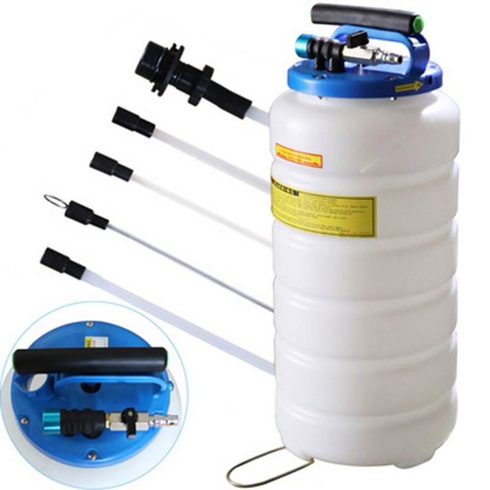 엔진 오일 흡입기 드레인 수동 추출기 수집기 셀프 통합 잔유 장치, 1개