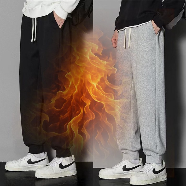 11 겨울 융털 남자 기모바지 조거팬츠 밴딩팬츠 츄리닝바지 남성 운동복 트레이닝