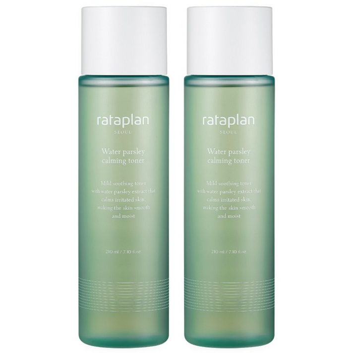 라타플랑 미나리 진정 토너 210ml11수분보습 닦토 열진정 스킨, 210ml, 2개