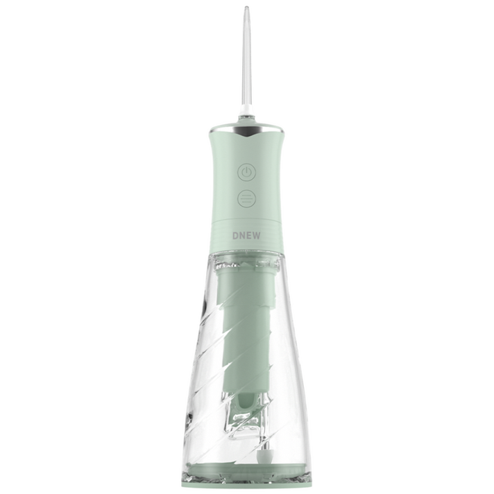 DNEW 스파클픽 구강세정기 물치실 휴대용 무선 치아 칫솔 치간 세척기, 민트