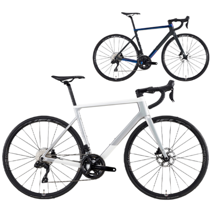 첼로 2025 100 완조립 700C 케인 E7 24단 105 Di2 카본 올라운드 로드 사이클 자전거, 스페이스블랙유광코스모블랙무광, 1개