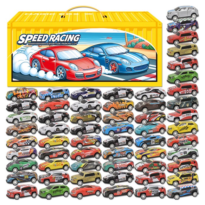 스피드 레이싱 풀백 미니카 B101