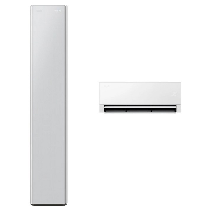 삼성전자 56.9㎡ + 18.7㎡ Bespoke AI 무풍콤보 갤러리 프로 2 in 1 멀티형 홈멀티형 에어컨 + 리모컨 세트 방문설치