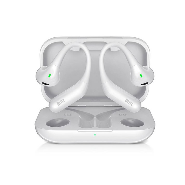 브리츠 V5.4 오픈형 블루투스 이어폰, White, Fit5 Pro 브리츠 V5.4 오픈형 블루투스 이어폰, White, Fit5 Pro