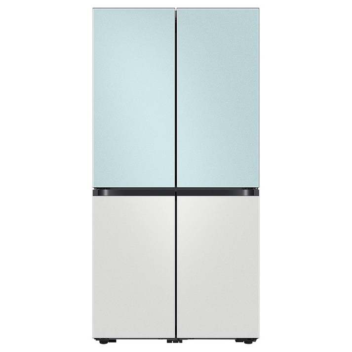 비스포크냉장고 [색상선택형] 삼성전자 비스포크 4도어 프리스탠딩 냉장고 875L 방문설치