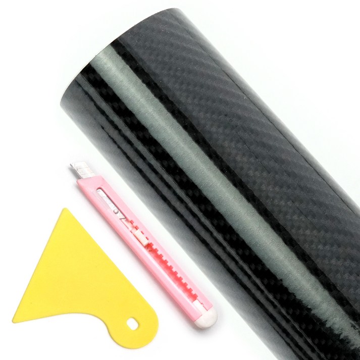 삼에스 ACEPEED 카본스티커 200 x 30 cm, 칼 + 헤라(랜덤 발송)