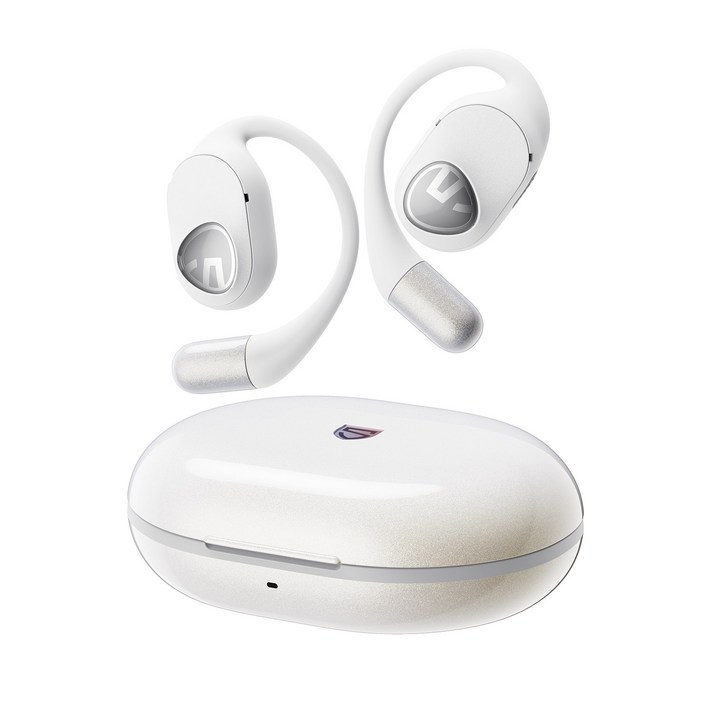 사운드피츠 고프리2 귀걸이형 오픈핏 무선 블루투스 이어폰 GoFree2, White, GoFree 2