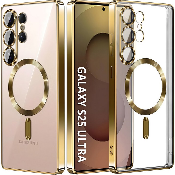 복우롱 갤럭시 s25 울트라 s23 ultra 플러스 무변색 투명 맥세이프 케이스OA046