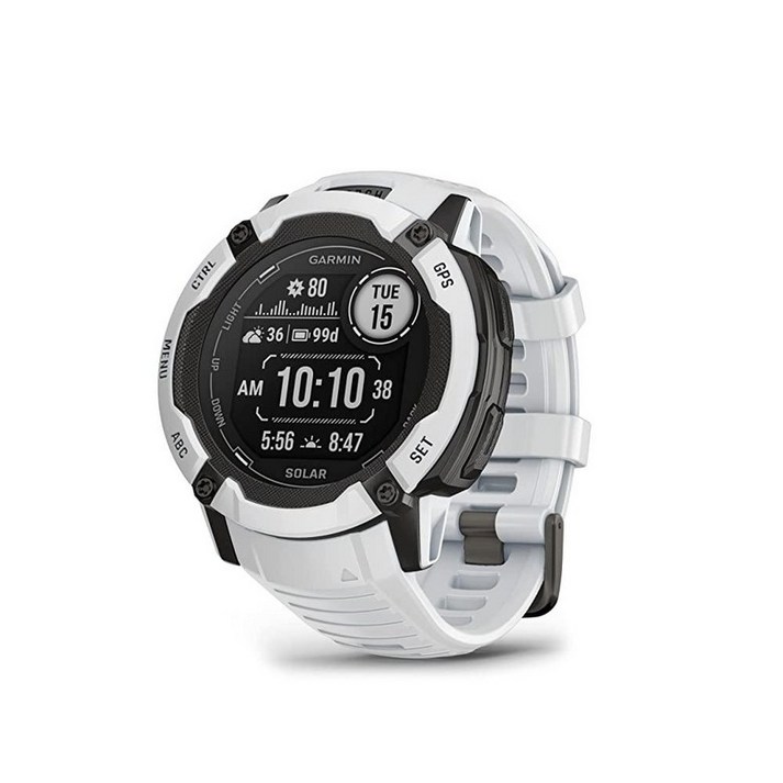 가민 Garmin Instinct 2X Solar - 택티컬 에디션, 견고한 GPS 스마트워치, 내장 손전등, 탄도 계산기, 태양열 충전 기능, 코요테 탠 98767