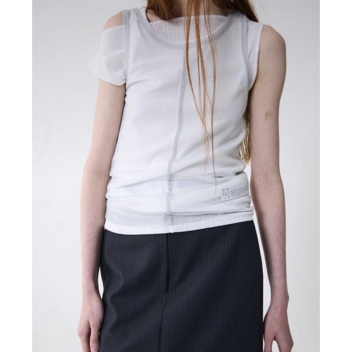 (아이당일) 런던플랏 레이어링 매쉬 티셔츠 (4colors)