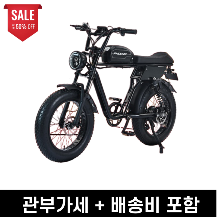 자토바이 전기자전거 레트로 팻바이크 MTB 복고 PHOENIX 출퇴근 자전거