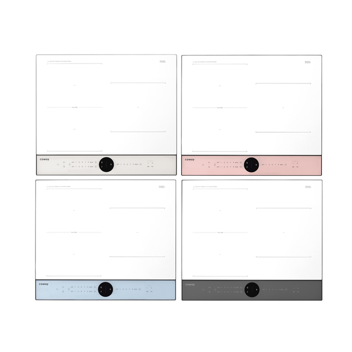 코웨이 W인덕션(3구) CIP-30W 프리미엄발열체/색상 선택 가능/빌트인, 프리스탠딩 선택 가능