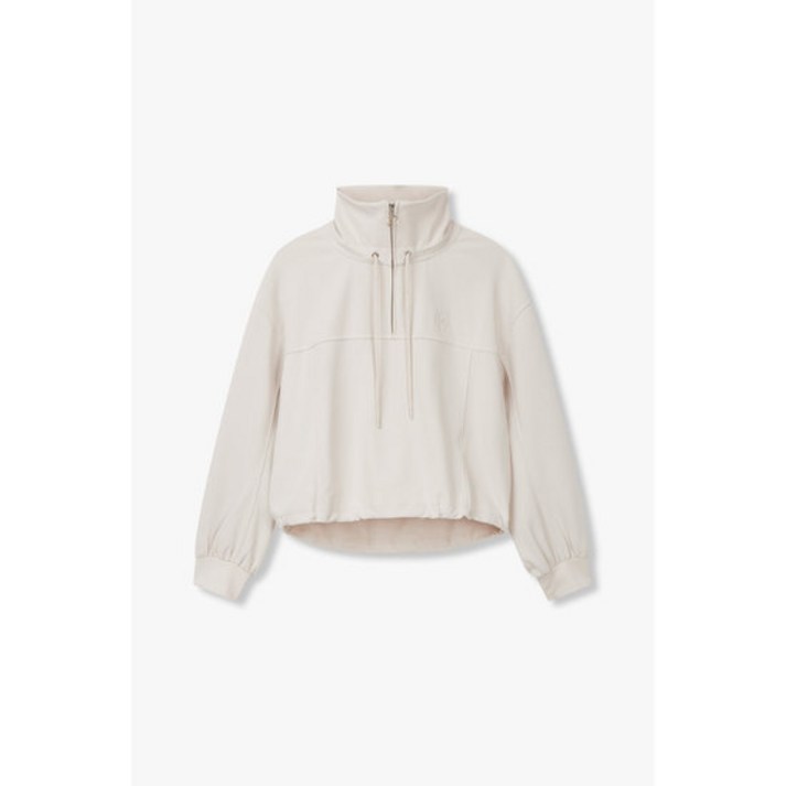 보브스트링 헴 하프 집업 폴리 티셔츠 907423