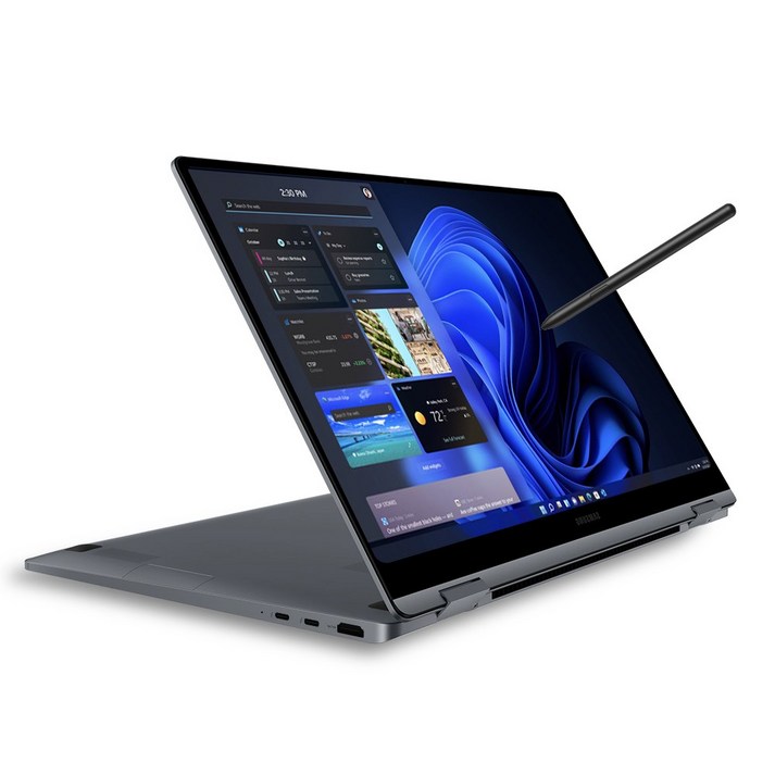 삼성전자 갤럭시북4 360 NT750QGQ  QGK 15.6인치 S펜동봉 2in1 최신 대학생 사무용 업무용 태블릿PC 터치 노트북 추천