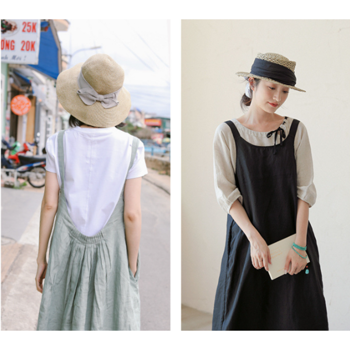 줄리엣마마 (오늘출발) 린넨 뷔스티에 원피스 마마013