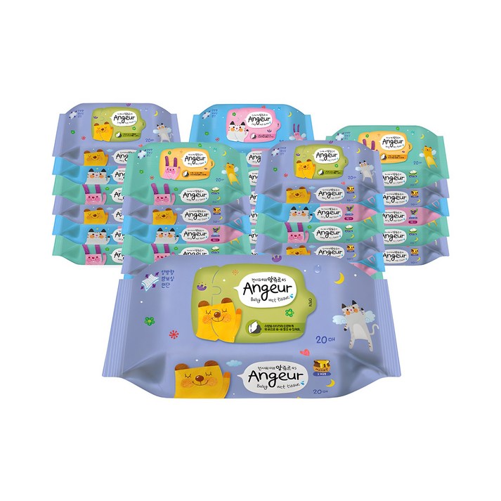 앙쥬르 45 물티슈 휴대용 랜덤 발송 45gsm 앙쥬르 45 물티슈 휴대용 랜덤 발송 45gsm
