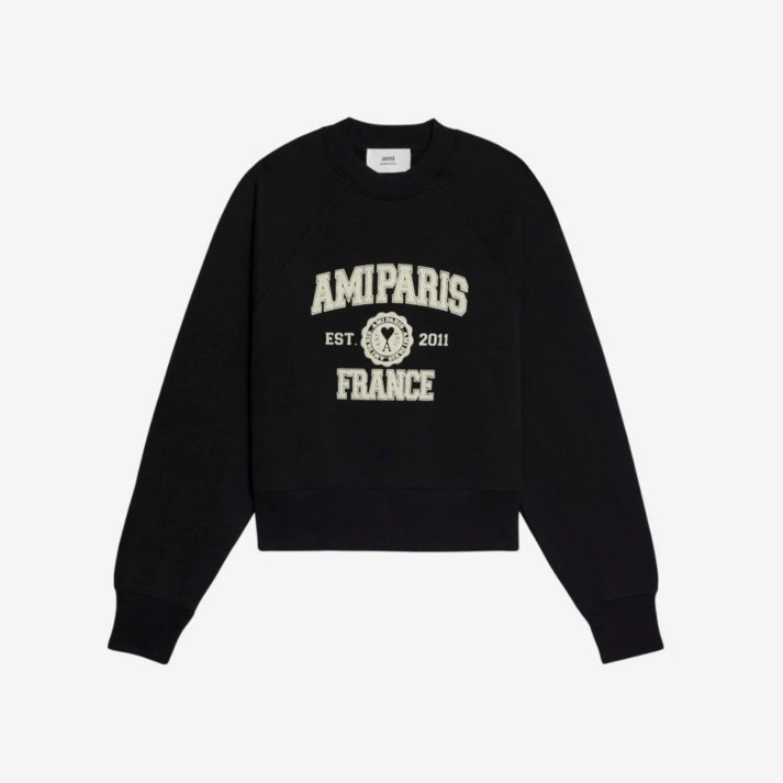 Ami Paris 아미 파리 프랑스 스웨트셔츠 블랙
