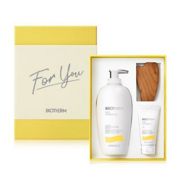 오 비타미네 바디 밀크 400ml 샤워젤 50ml  바디괄사 기프트 세트