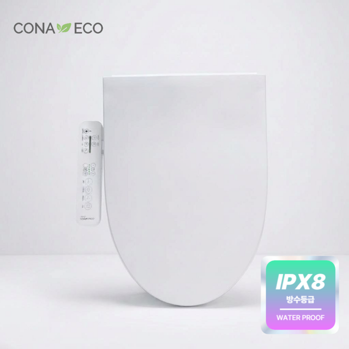 26년형 코나에코홈 강력방수 IPX8 직수형 노탱크 터치식 IPX8 방수 6세대 노즐 자가설치 CONA-3000N