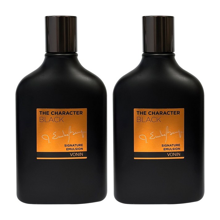 2개)보닌 더 캐릭터 블랙 시그니처 에멀젼140ml, 140ml, 2개