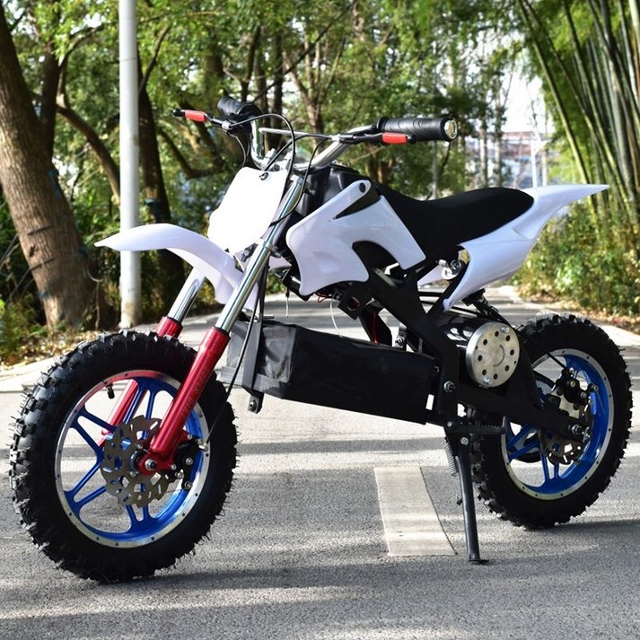 레저용 미니 오토바이 포켓 산악 소형 포켓바이크 가솔린 블루 산악용 경량 입문용 입문