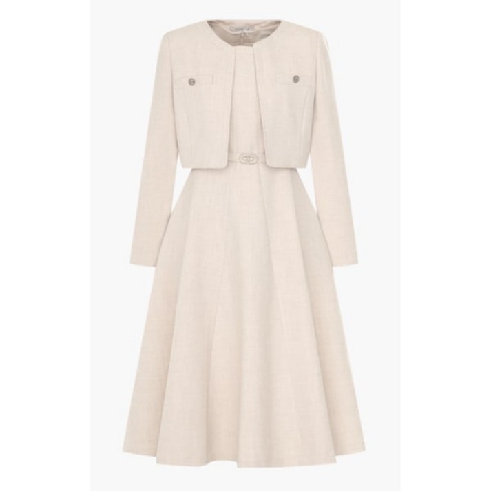 케네스레이디 E565 EWOPPA3200 스퀘어넥 원피스 셋업 567586