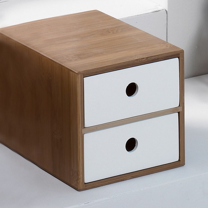 키모 원목 미니서랍함 일반형 2칸