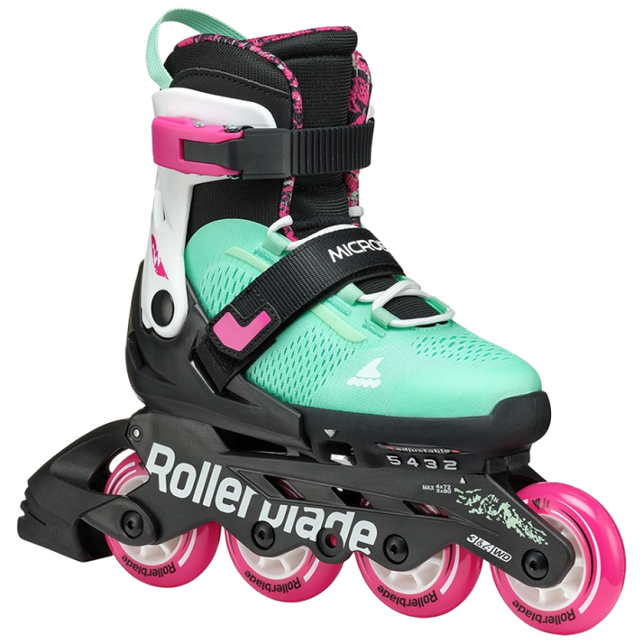 롤러블레이드 아동용 인라인스케이트, 마이크로 XT 씨그린, 1개