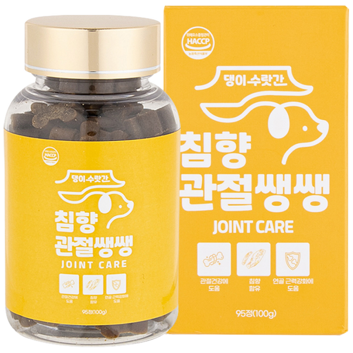강아지 관절영양제 슬개골탈구 증상 콘드로이친 보스웰리아 오메가3 댕이수랏간 침향관절쌩쌩 100g
