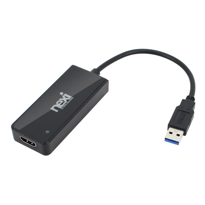 넥시 USB 3.0 to HDMI 컨버터, NXU3TH324, 1개