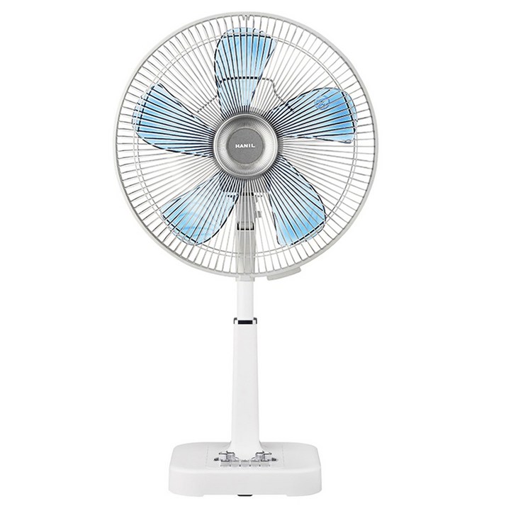 한일전기 레트로 빈티지 기계식 선풍기 심플화이트 크롬가드 35cm  REF-481