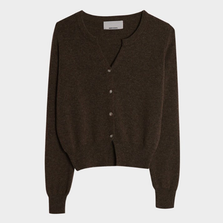 프롬미스 여성용 에인젤 트임 니트가디건