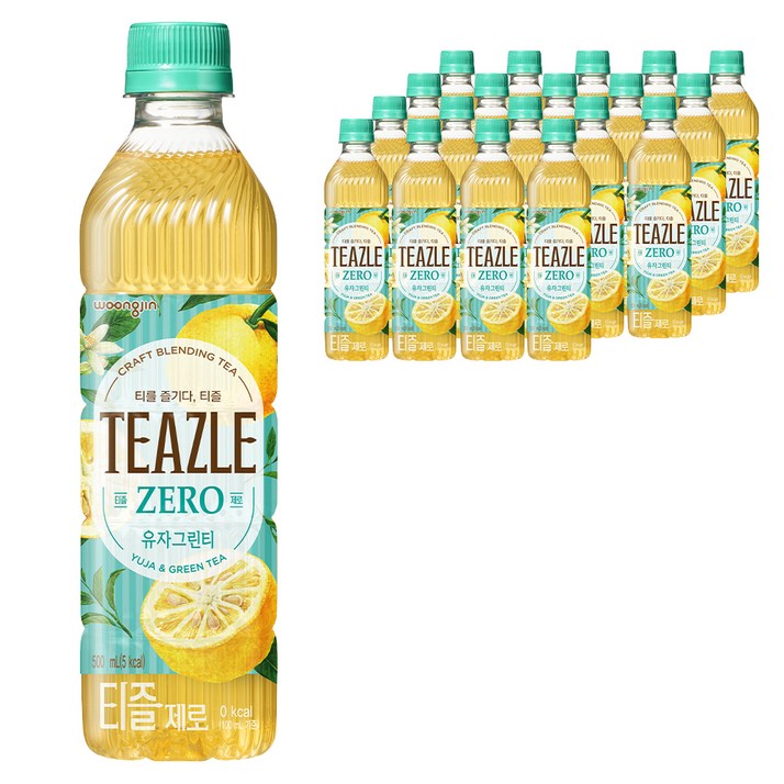 웅진 티즐 유자 그린티