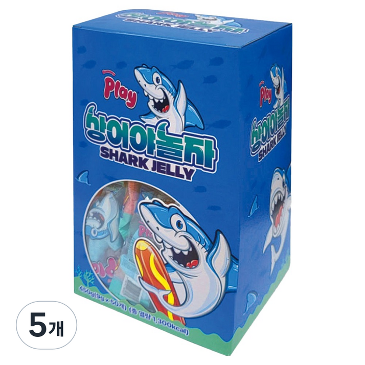 Play 상어야놀자 젤리 50p, 5개, 450g