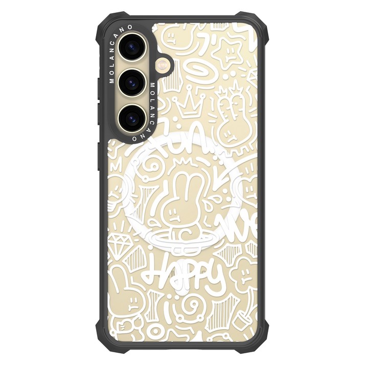 모란카노 임팩트 디자인 맥세이프 라인 휴대폰 케이스