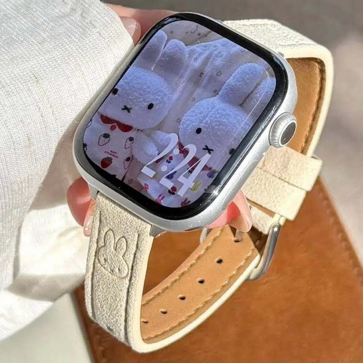 BuGeum 애플워치 스트랩 가죽 호환 밴드 11 10 9 8 7 6 5 4 3 2 SE3 SE2 Ultra2/3