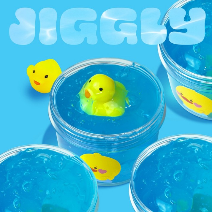 둥둥오리 지글리 워터 슬라임, 단일상품, 230ml