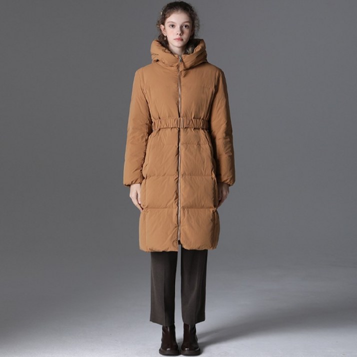 리스트 벨티드 후드 덕다운 점퍼  택가격  678000원