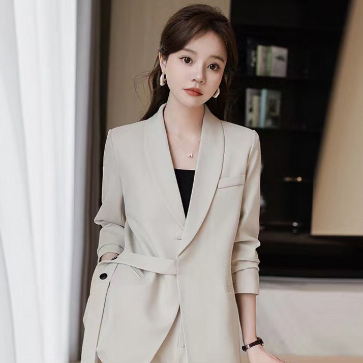 루스리더 여성 가을 직장인 오피스룩 정장 상하 2종세트 E1079 루스리더 여성 가을 직장인 오피스룩 정장 상하 2종세트 E1079
