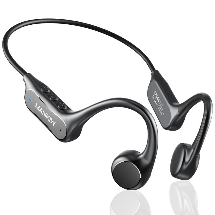 Mankiw맨큐 가성비 골전도 무선 블루투스이어폰 2대기기 동시연결 25미터이상 장거리 사용 IPX6 방수 HiFi고음질 블루투스 버전 6.0  오픈 스포츠 운동 전용 러닝 이어폰